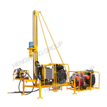 Small pneumatic hard rock drilling machine for mountain using